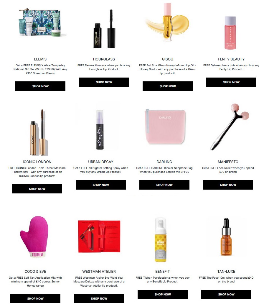 Gift with purchase offers at Cult Beauty Gift with purchase offers at Cult Beauty