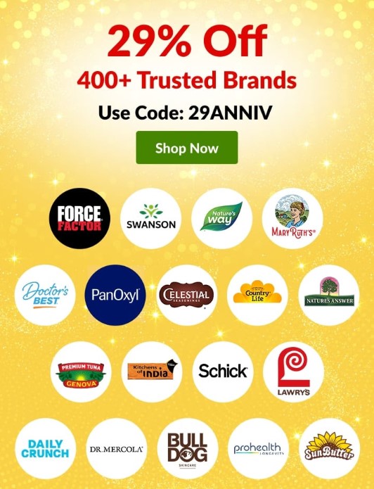 29% off savings every day on 400+ trusted brands at iHerb 29% off savings every day on 400+ trusted brands at iHerb