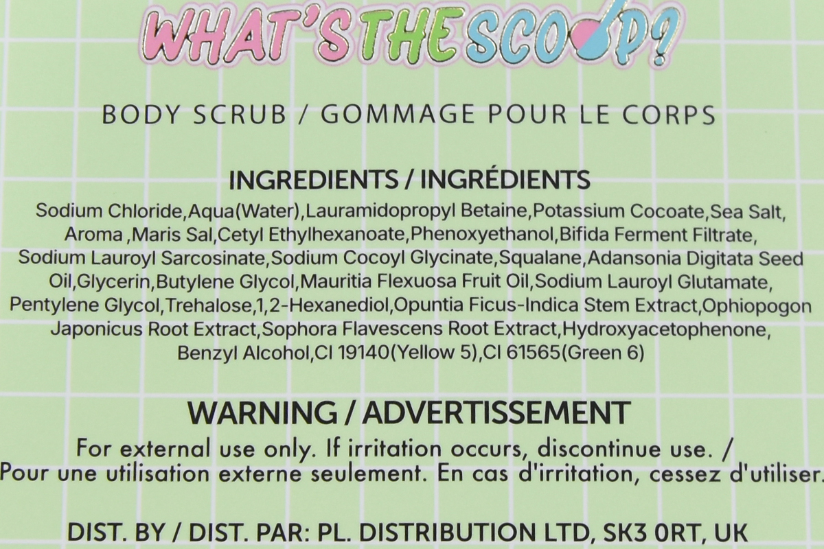 P. Louise What's The Scoop Stretchy Body Scrub mixed fruit Review P. Louise What's The Scoop Stretchy Body Scrub mixed fruit Review