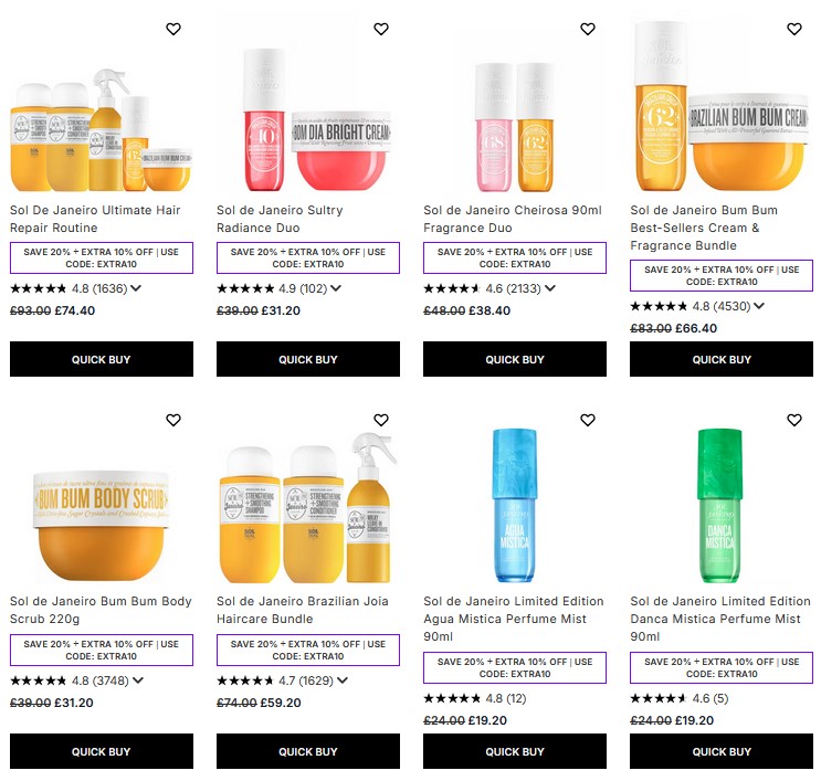 20% off Sol de Janeiro at Lookfantastic 20% off Sol de Janeiro at Lookfantastic