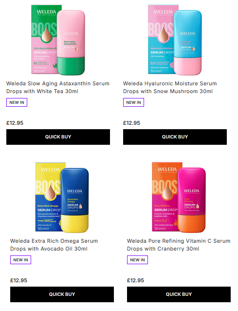 Weleda Serum Drops at Lookfantastic  Weleda Serum Drops at Lookfantastic