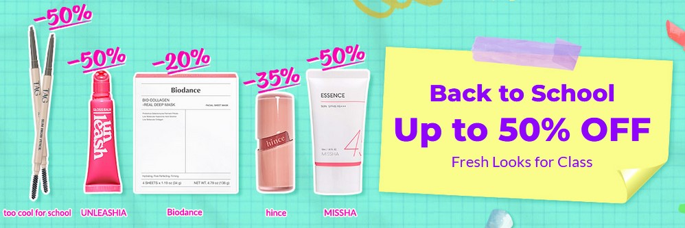 Up to 50% off selected at Yesstyle Up to 50% off selected at Yesstyle