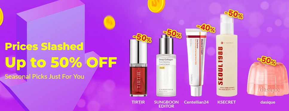 Up to 50% off selected at Yesstyle Up to 50% off selected at Yesstyle