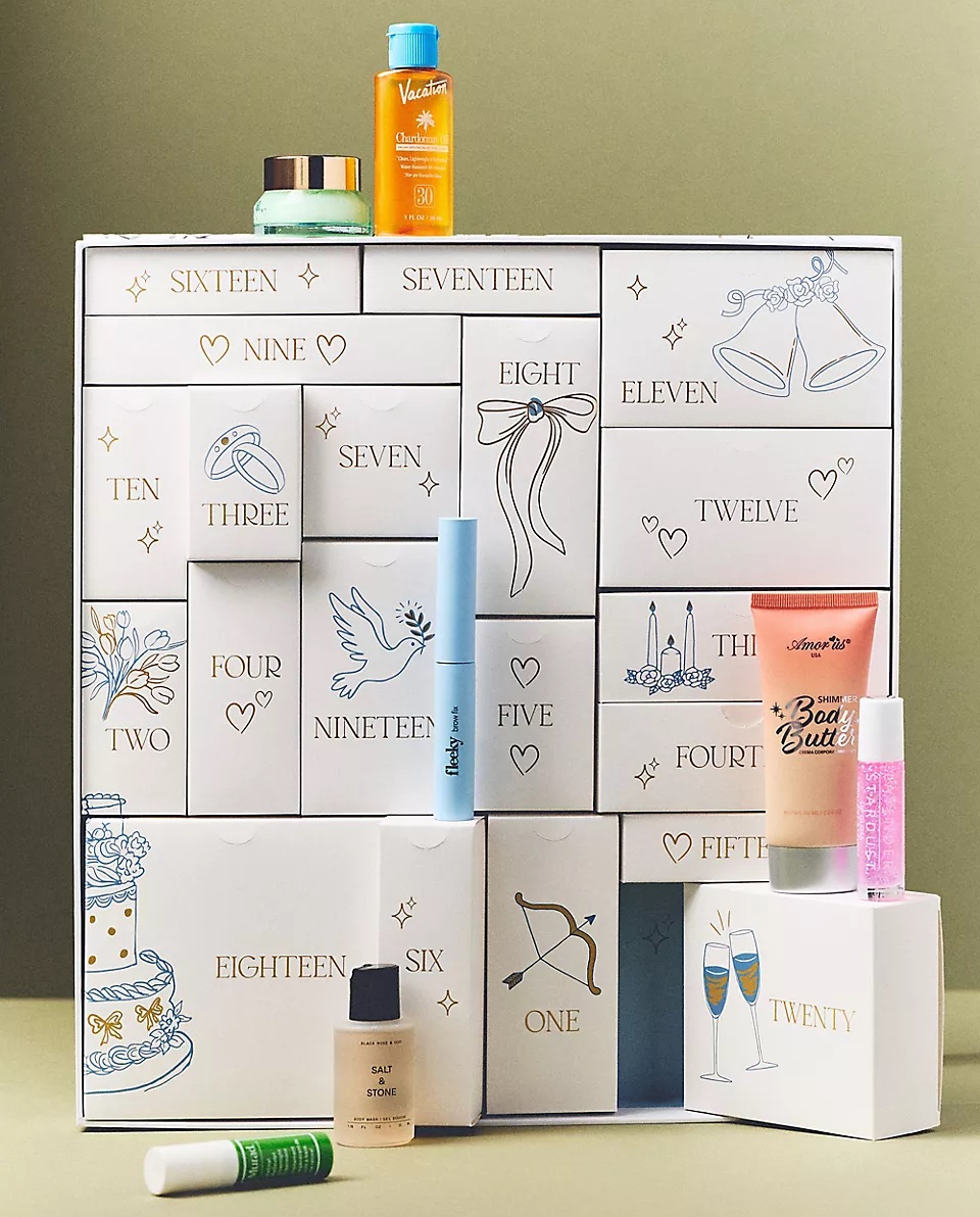 Anthropologie The Bridal "I Do" Countdown Beauty Gift Set 2025 Anthropologie The Bridal "I Do" Countdown Beauty Gift Set 2025
