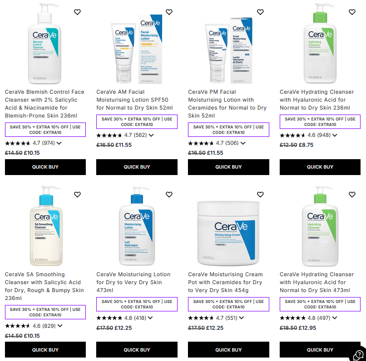 30% off CeraVe at Lookfantastic 30% off CeraVe at Lookfantastic