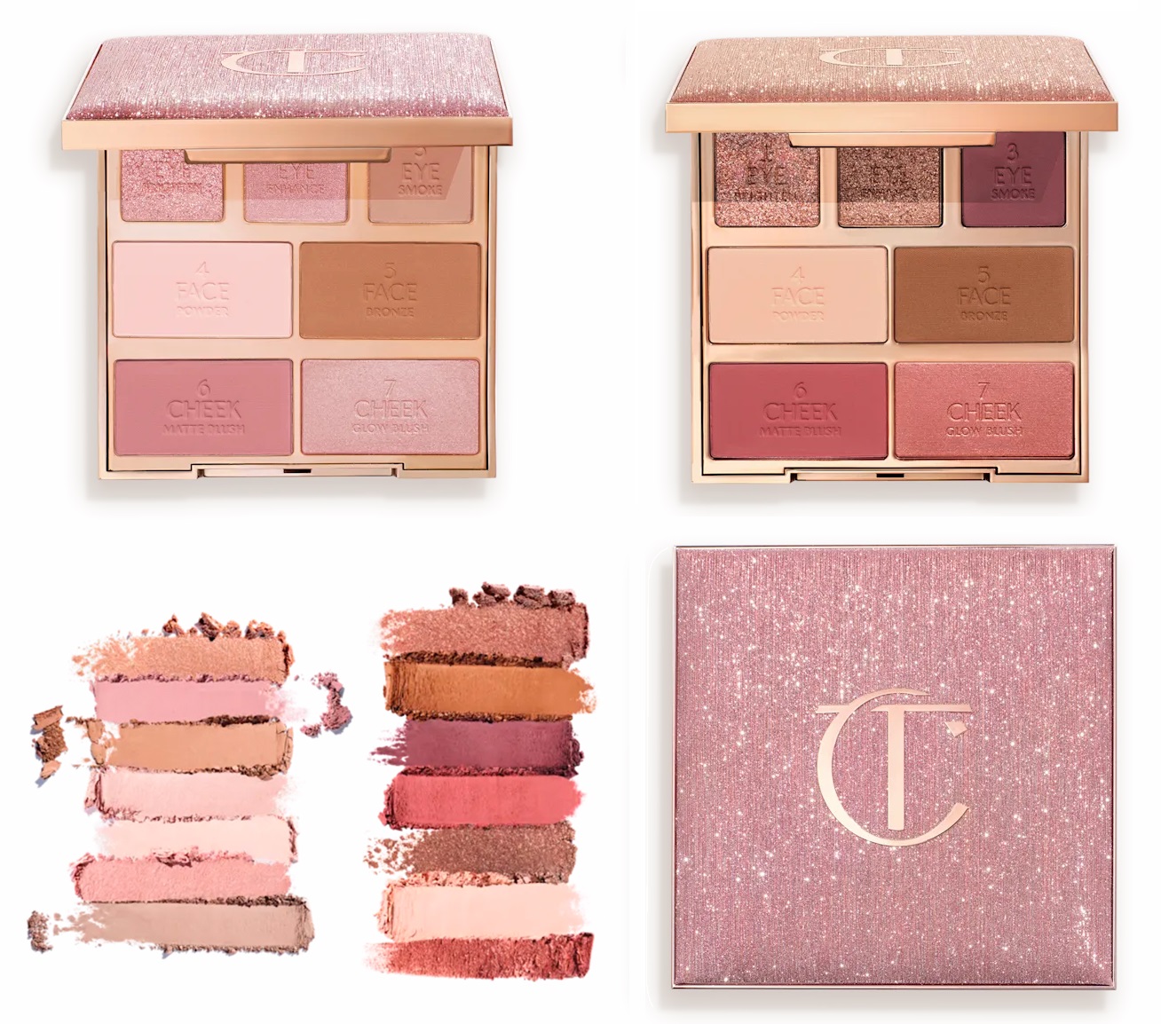 Charlotte Tilbury Hollywood Instant Look In A Palettepretty, Glowing Beauty Palette