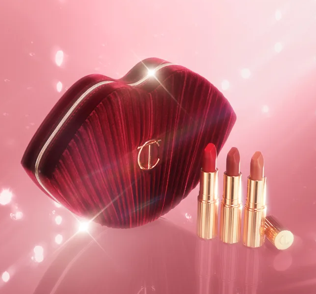 Charlotte Tilbury Makeup Bag & Lip Kit