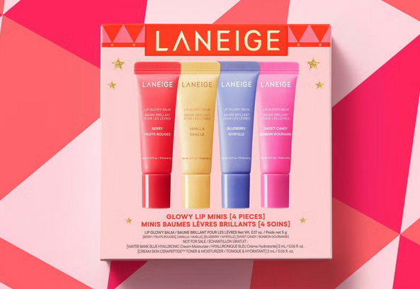 Laneige Mini Lip Glowy Balm Set Laneige Mini Lip Glowy Balm Set