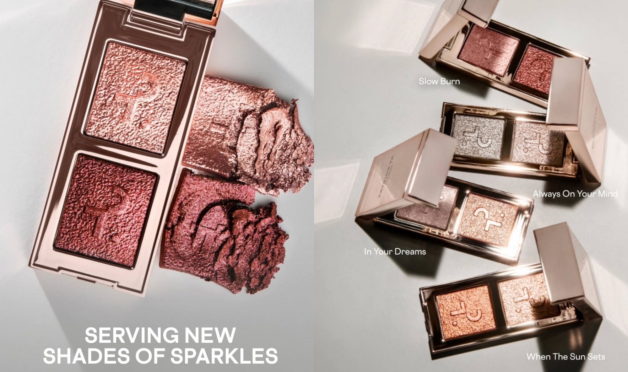 New shades of the PATRICK TA Major Dimension Eye Illusion Eyeshadow Duo