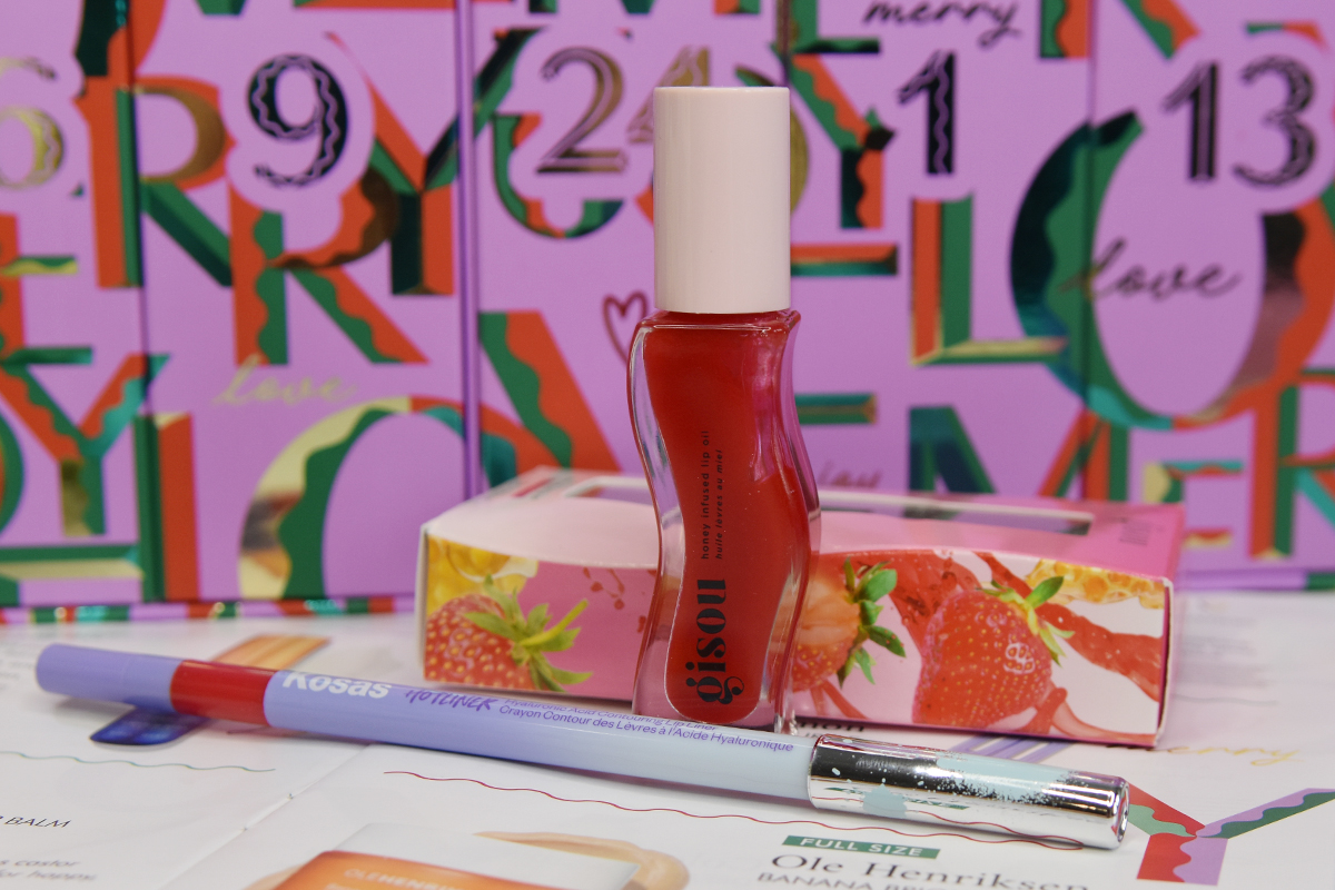 KOSAS Hotliner Hyaluronic Acid Contouring Lip Liner & Gisou Honey Infused Lip Oil KOSAS Hotliner Hyaluronic Acid Contouring Lip Liner & Gisou Honey Infused Lip Oil