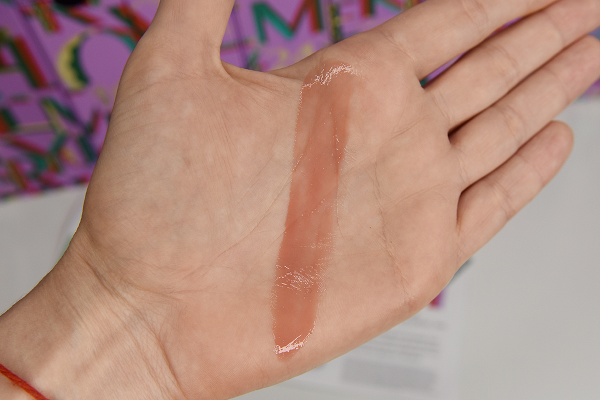 Summer Fridays Dream Lip Oil swatch Summer Fridays Dream Lip Oil swatch