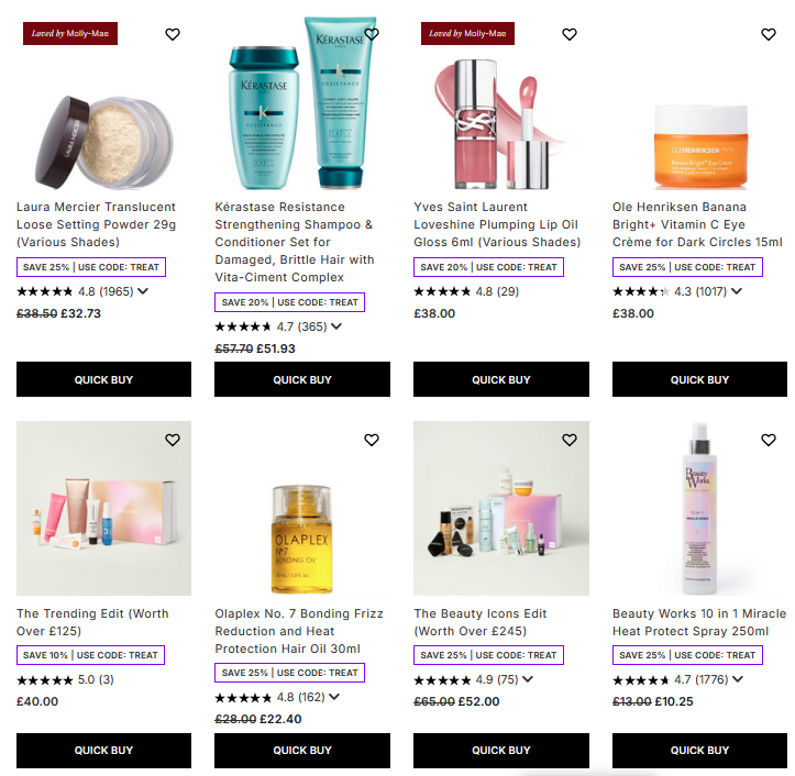 Up to 25% off selected at Lookfantastic Up to 25% off selected at Lookfantastic