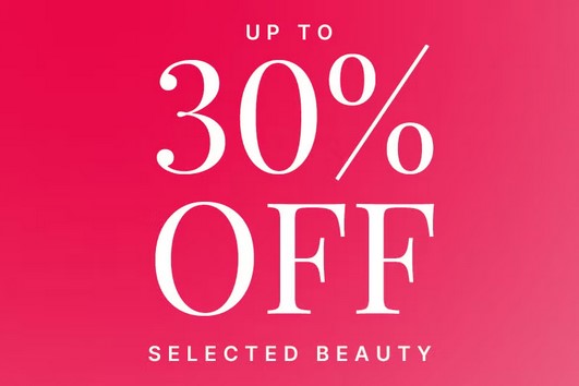 Up to 30% off sale at Lookfantastic Up to 30% off sale at Lookfantastic
