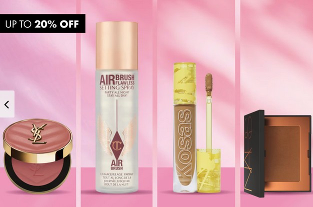 Up to 20% off Makeup at Sephora UK Up to 20% off Makeup at Sephora UK