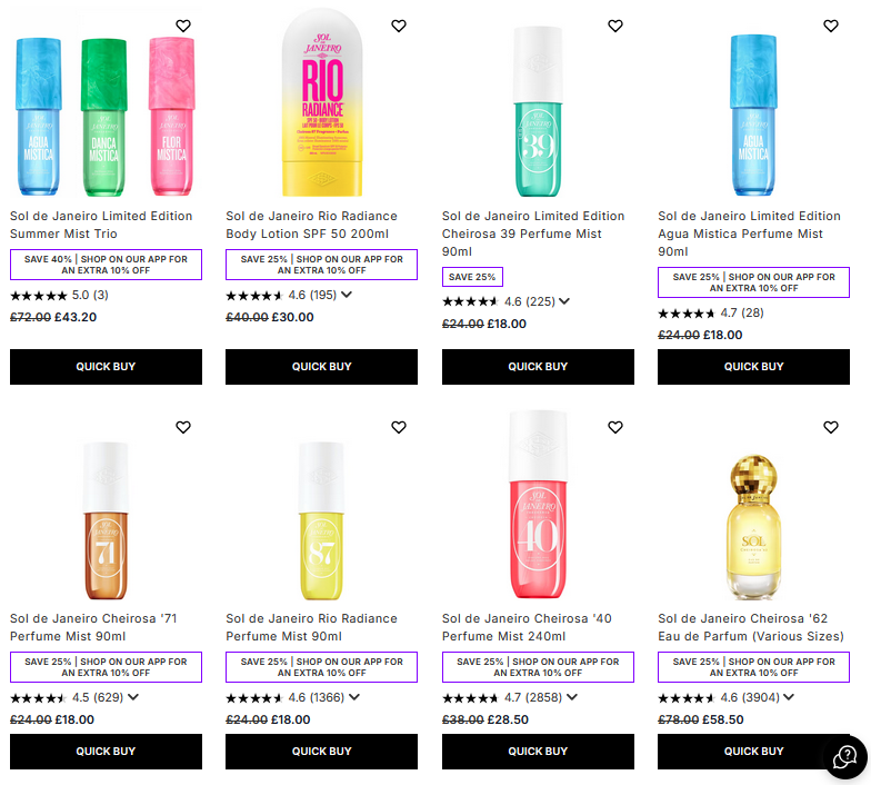 25% off Sol de Janeiro at Lookfantastic 25% off Sol de Janeiro at Lookfantastic