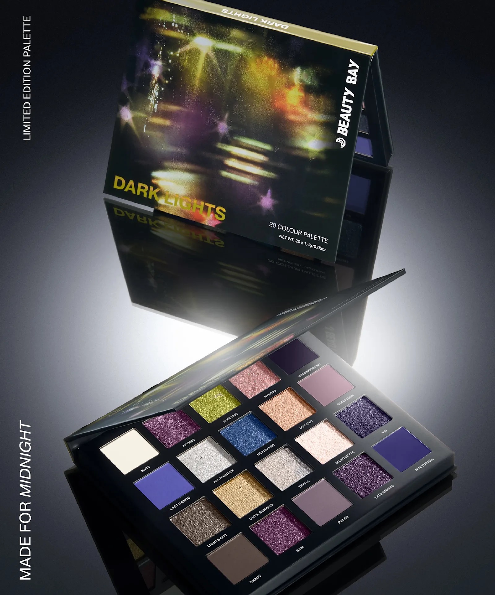 BEAUTY BAY Dark Lights 20 Colour Palette BEAUTY BAY Dark Lights 20 Colour Palette