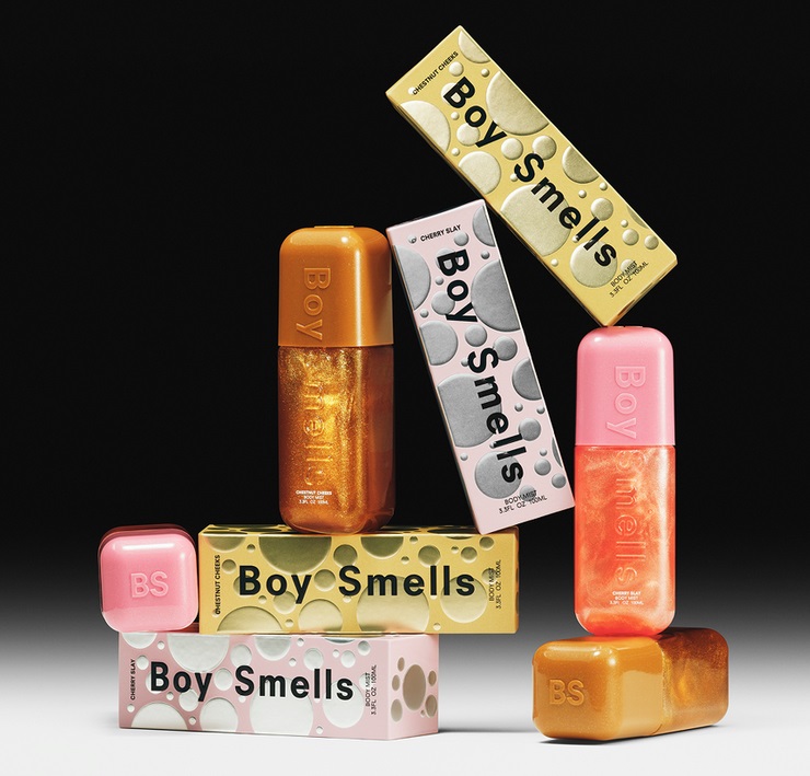 Boys Smells Shimmer Body Mists in Chestnut Cheeks & Cherry Slay