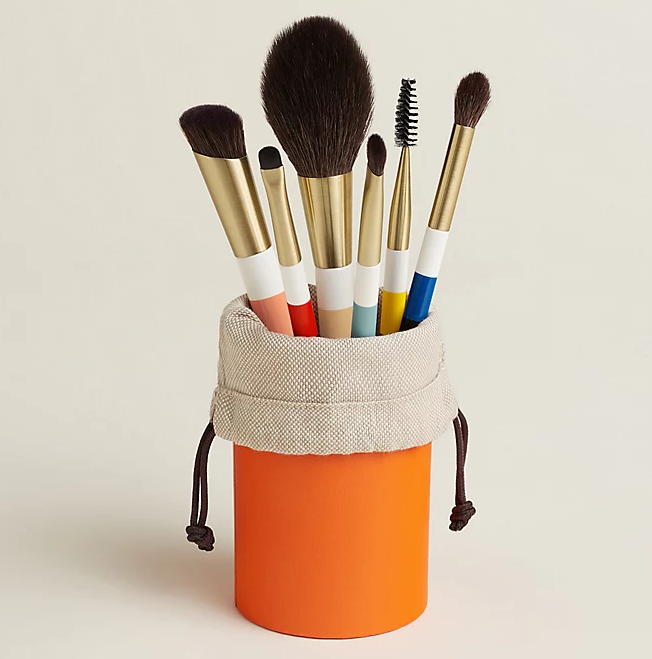 Hermes Les Voyageurs, Limited Edition Brush Set Hermes Les Voyageurs, Limited Edition Brush Set