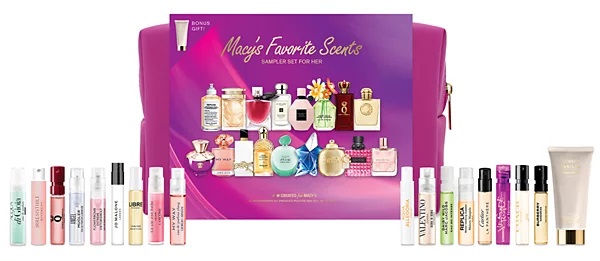 Macy's 18-Pc. Favorite Scents Sampler Set For Her Eau De Parfum Fragrance Kit Macy's 18-Pc. Favorite Scents Sampler Set For Her Eau De Parfum Fragrance Kit