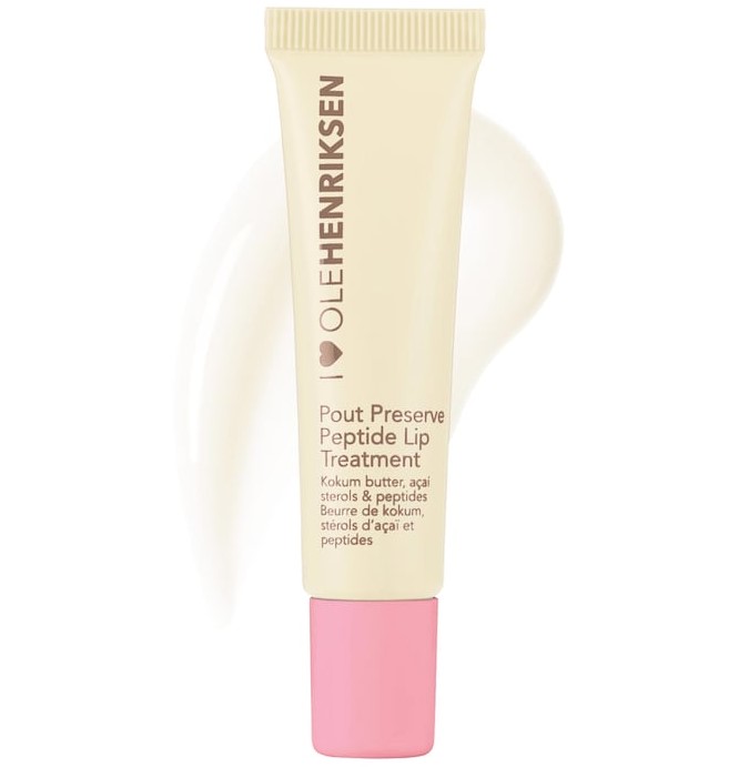 OLEHENRIKSEN Pout Preserve Hydrating Peptide Lip Treatment in Vanilla Bonbon OLEHENRIKSEN Pout Preserve Hydrating Peptide Lip Treatment in Vanilla Bonbon