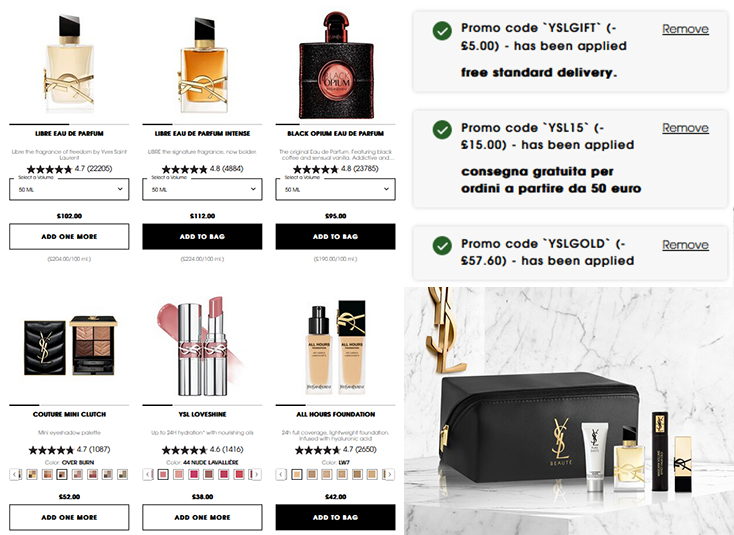 Offers at YSL Beauty Offers at YSL Beauty