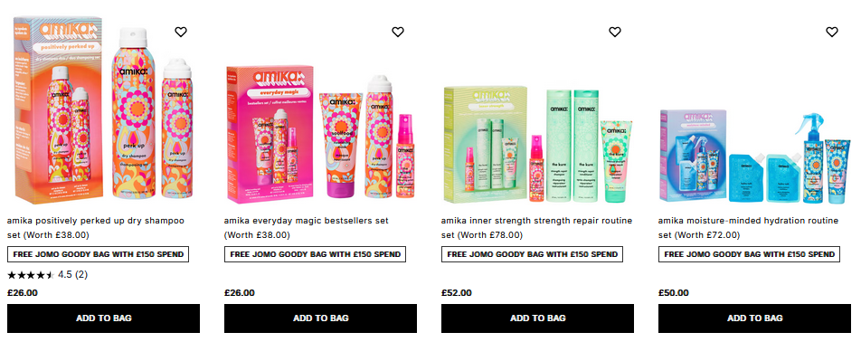 Amika Holiday Gift Sets Amika Holiday Gift Sets