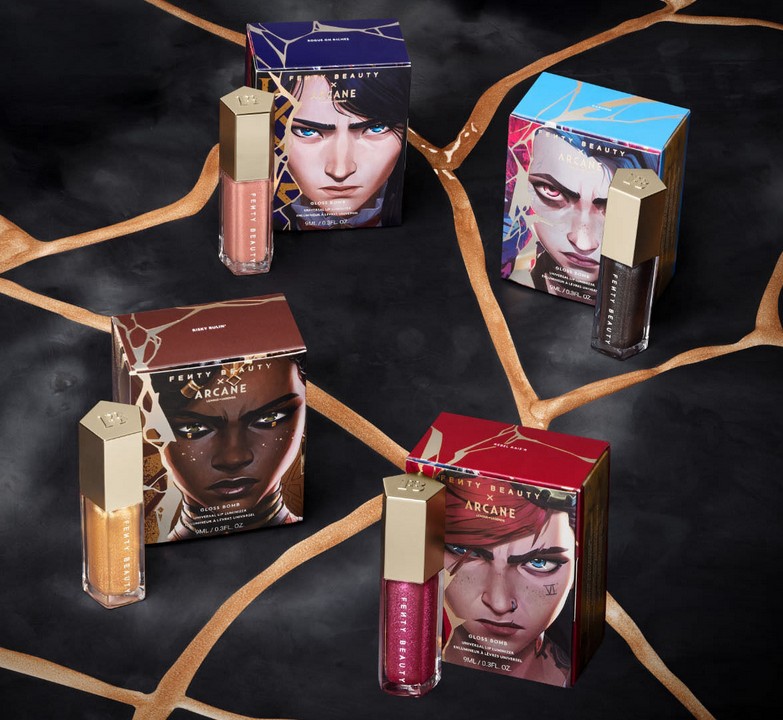 Fenty Beauty has released the Fenty Beauty x Arcane Collection