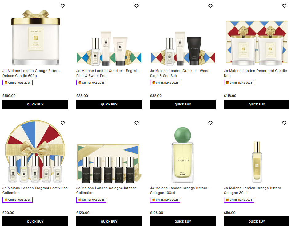 Jo Malone Holiday 2025 Collection Jo Malone Holiday 2025 Collection