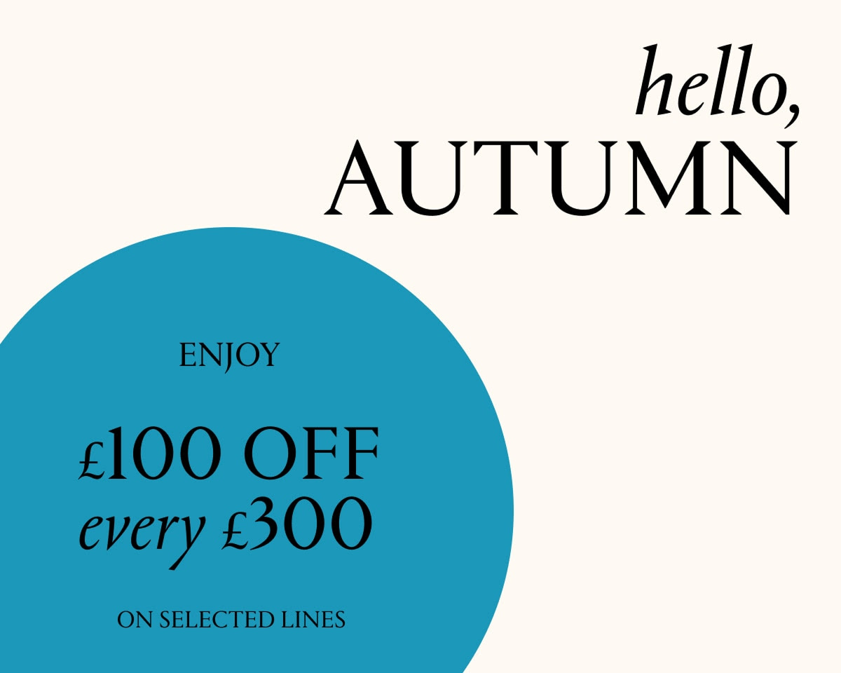 £100 off every £300 spent across fashion, homewares, jewellery and more at Liberty