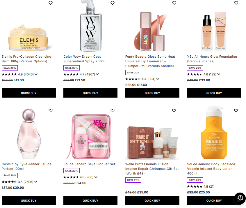 Up to 30% off selected at Lookfantastic Up to 30% off selected at Lookfantastic