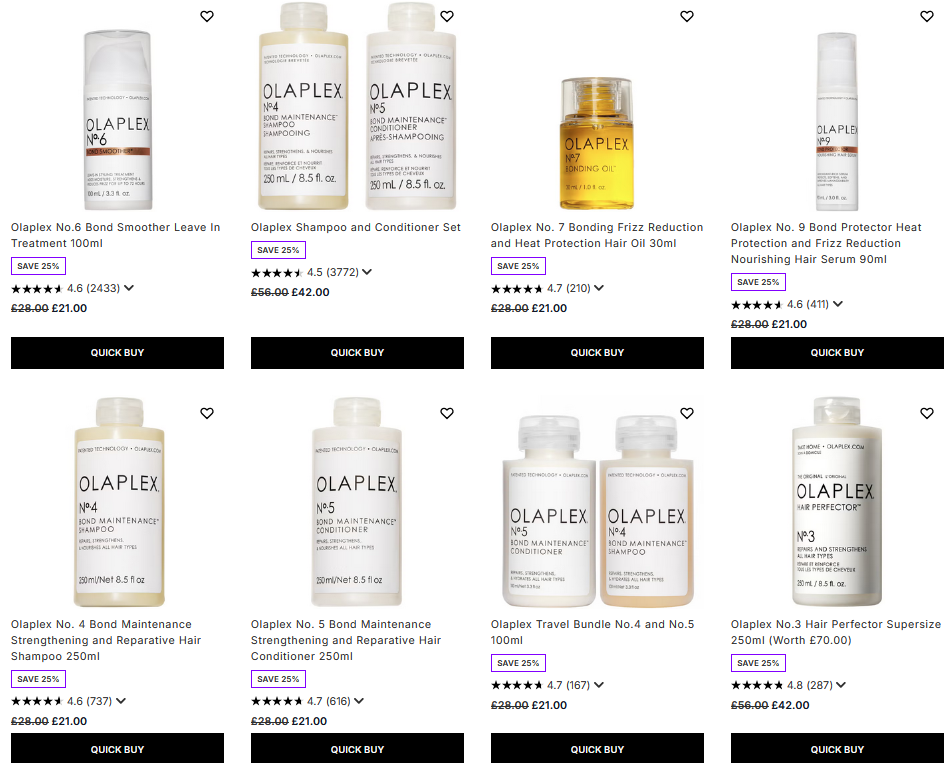 25% off Olaplex at Lookfantastic 25% off Olaplex at Lookfantastic