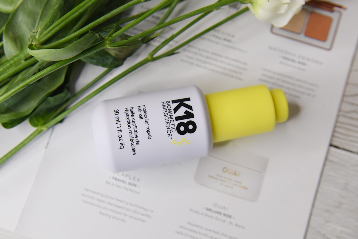 K18 HAIR Molecular Repair Hair Oil Review K18 HAIR Molecular Repair Hair Oil Review
