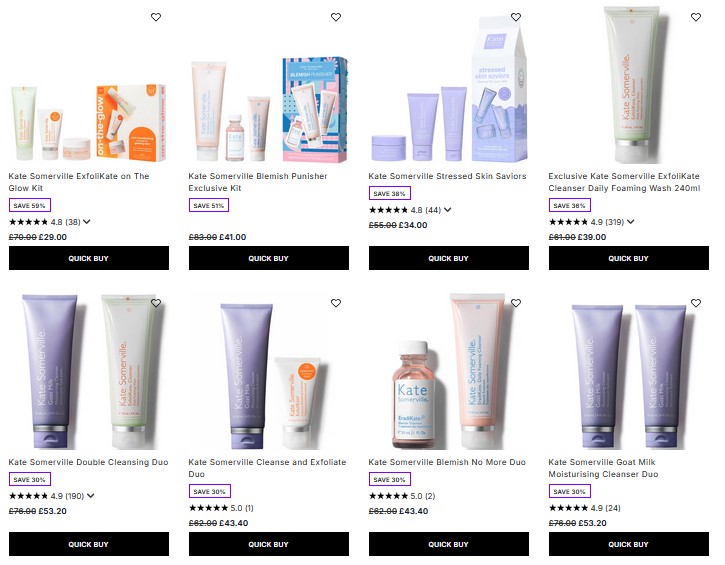 Up to 50% off Kate Somerville at Lookfantastic
