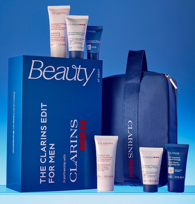 Next x Clarins Edit For Men Beauty Box 2025