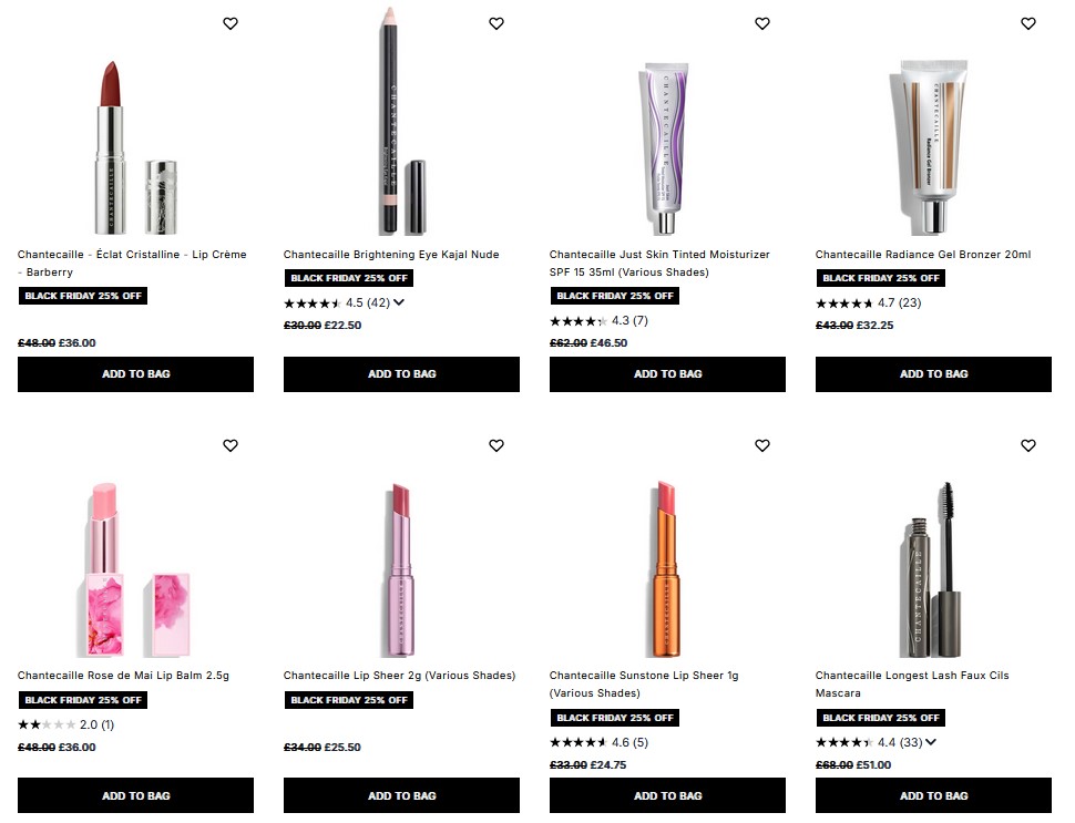 25% off Chantecaille at Cult Beauty