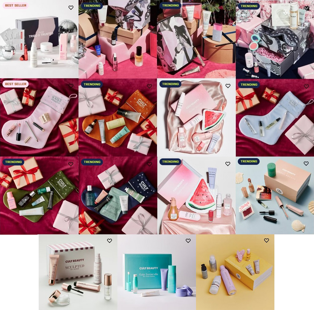  20% off all Cult Beauty Edits