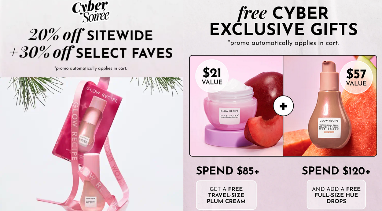 Black Friday at Glow Recipe