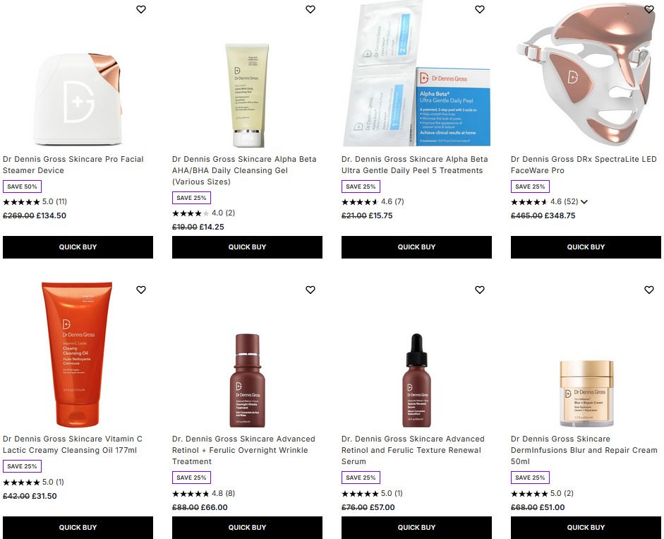 25% off Dr Dennis Gross at Lookfantastic