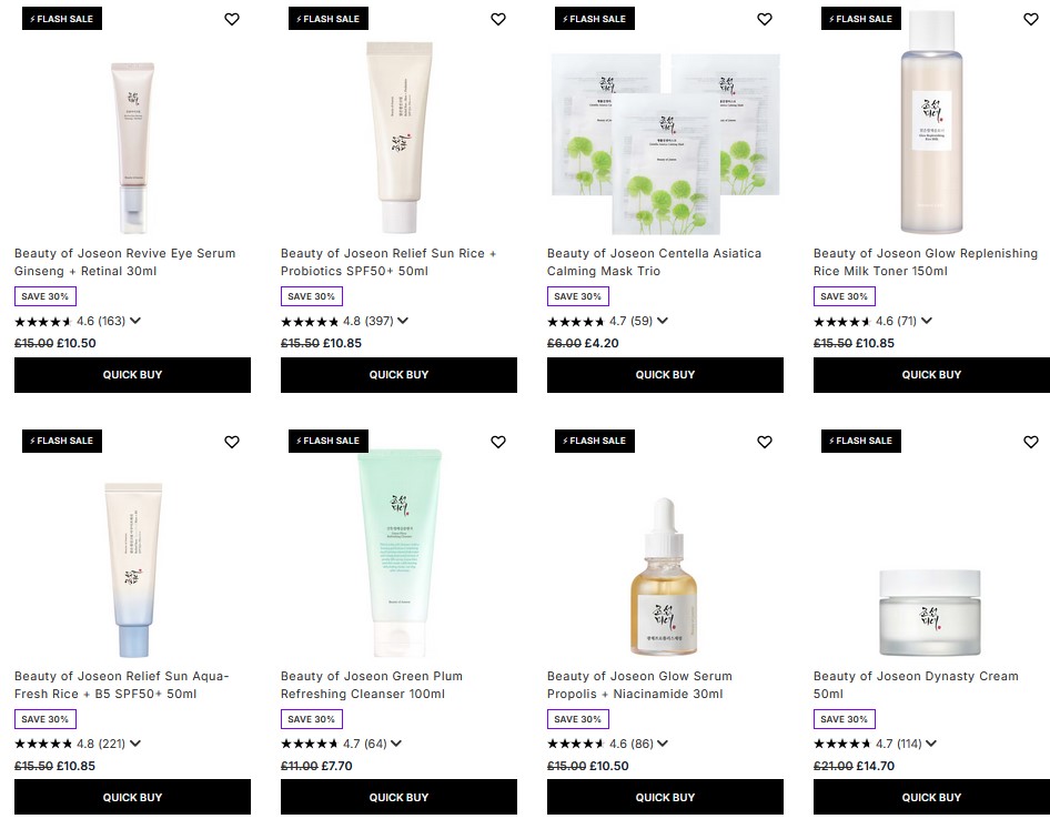 30% off Beauty of Joseon