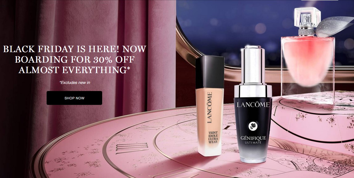 30% off sale at Lancome