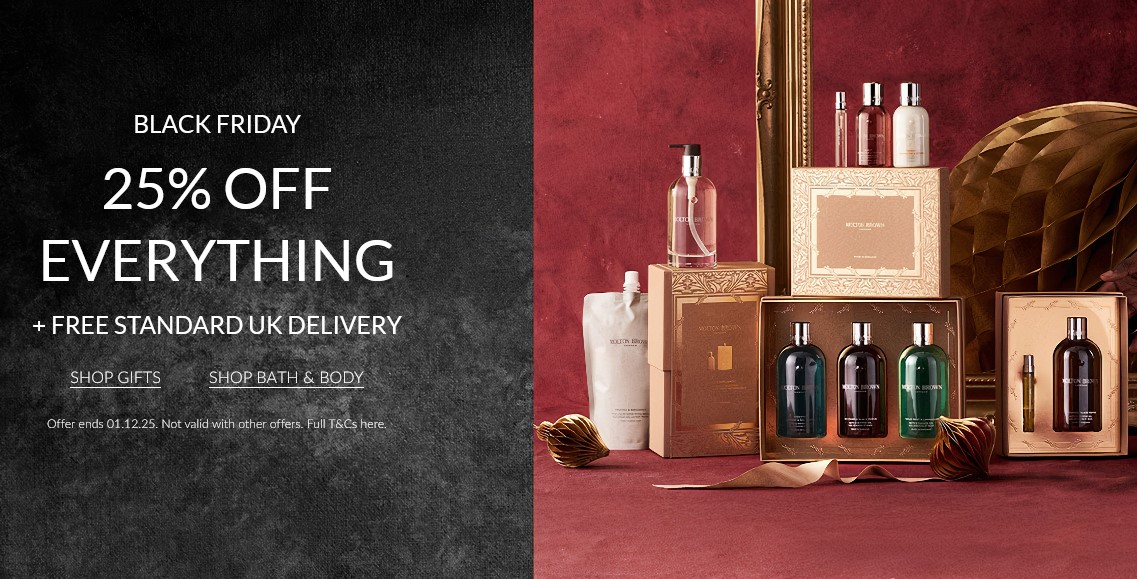 25% off sitewide at Molton Brown