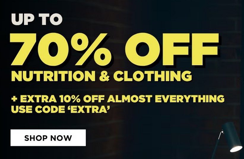 Up to 70% off Nutrition & Clothing at Myprotein Up to 70% off Nutrition & Clothing at Myprotein