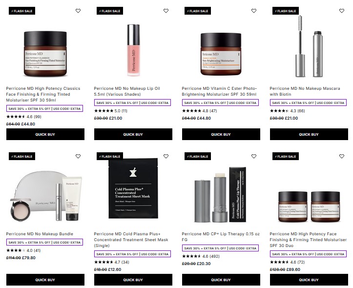 30% off Perricone MD at Lookfantastic