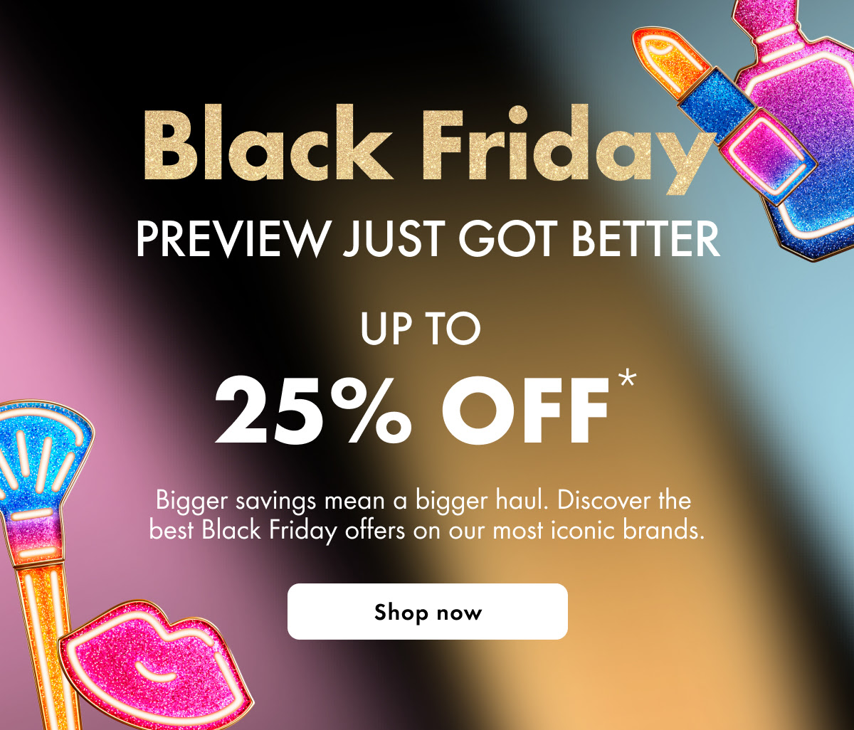 Up to 25% off at Sephora UK