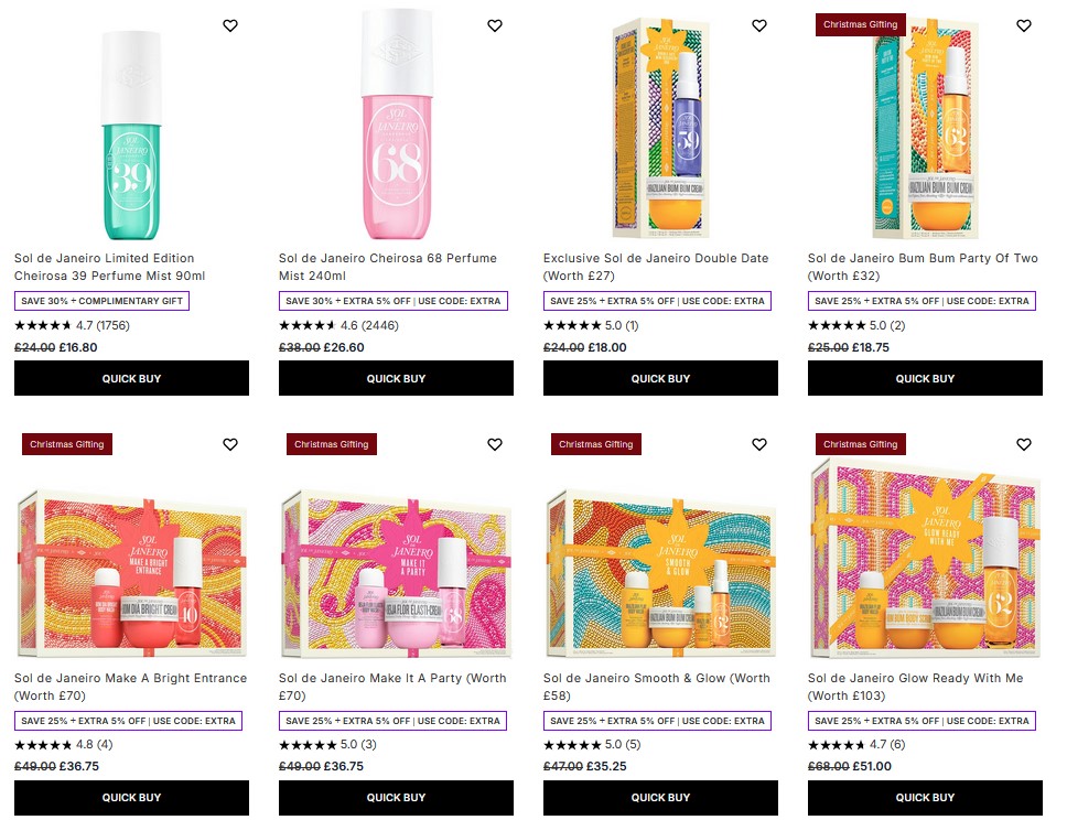 25-30% off Sol de Janeiro at Lookfantastic 25-30% off Sol de Janeiro at Lookfantastic