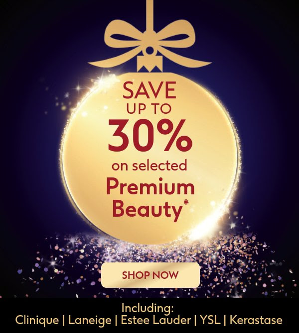 Up to 30% off Premium Beauty at Boots Up to 30% off Premium Beauty at Boots