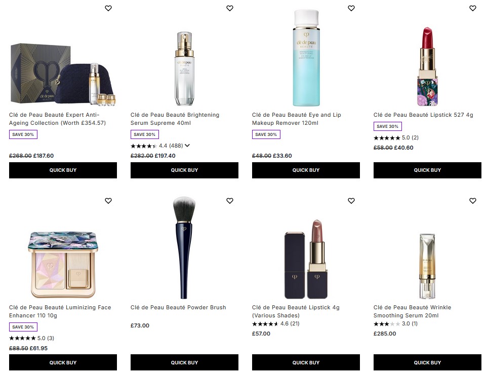 30% off Clé de Peau Beauté at Lookfantastic 30% off Clé de Peau Beauté at Lookfantastic