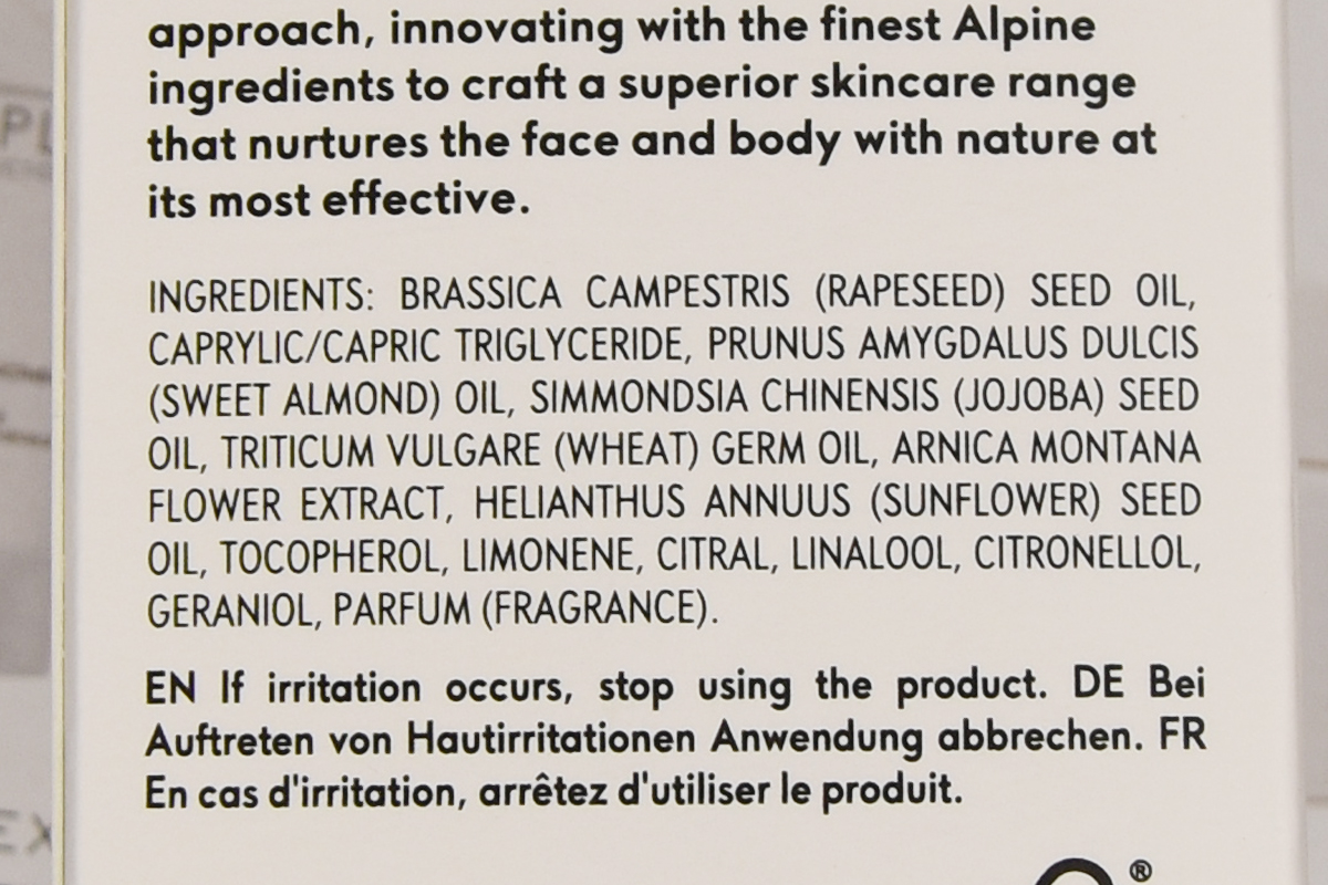 Susanne Kaufmann Arnica Body Oil