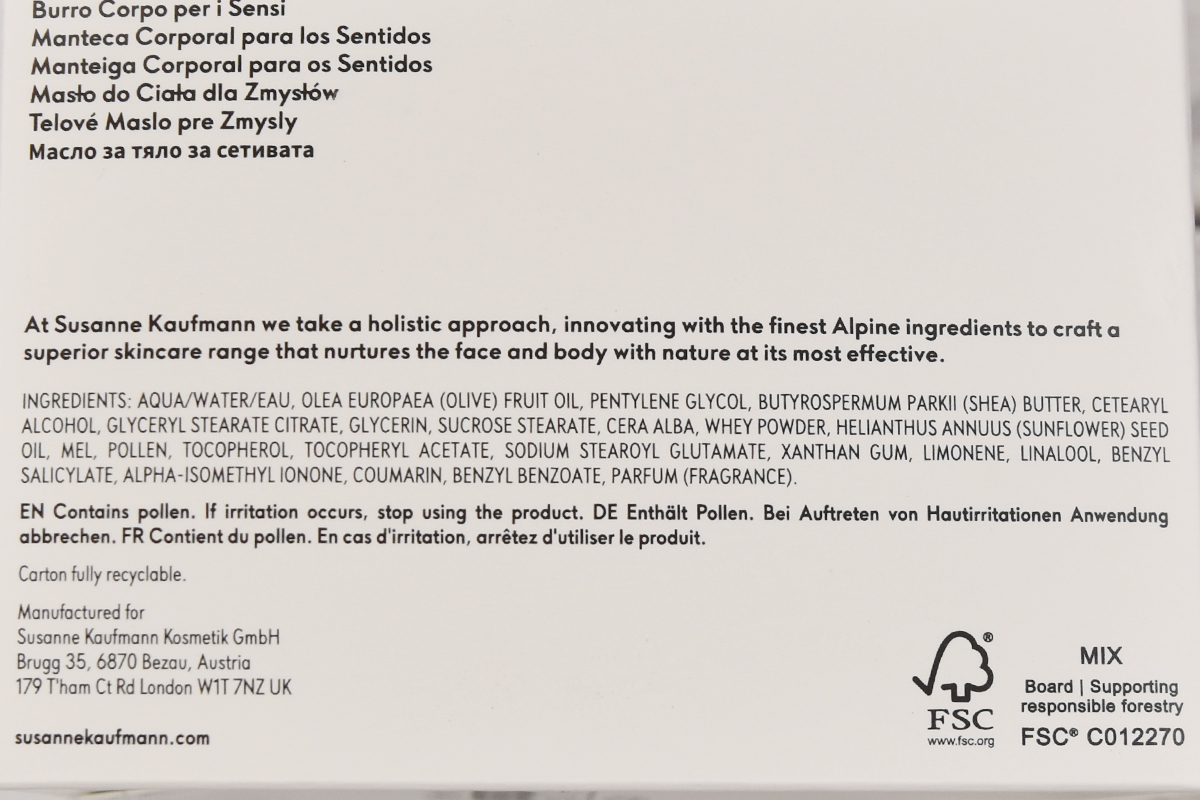 Susanne Kaufmann Body Butter 