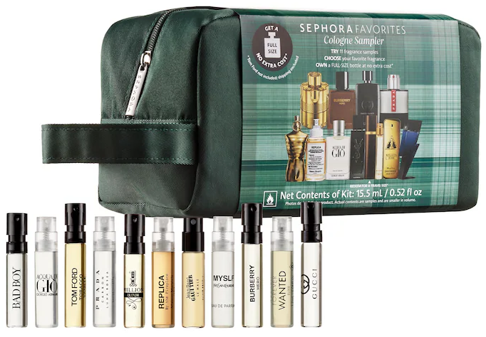Sephora Favorites The Essential Men's Fragrance Cologne Sampler Set with Redeemable Voucher